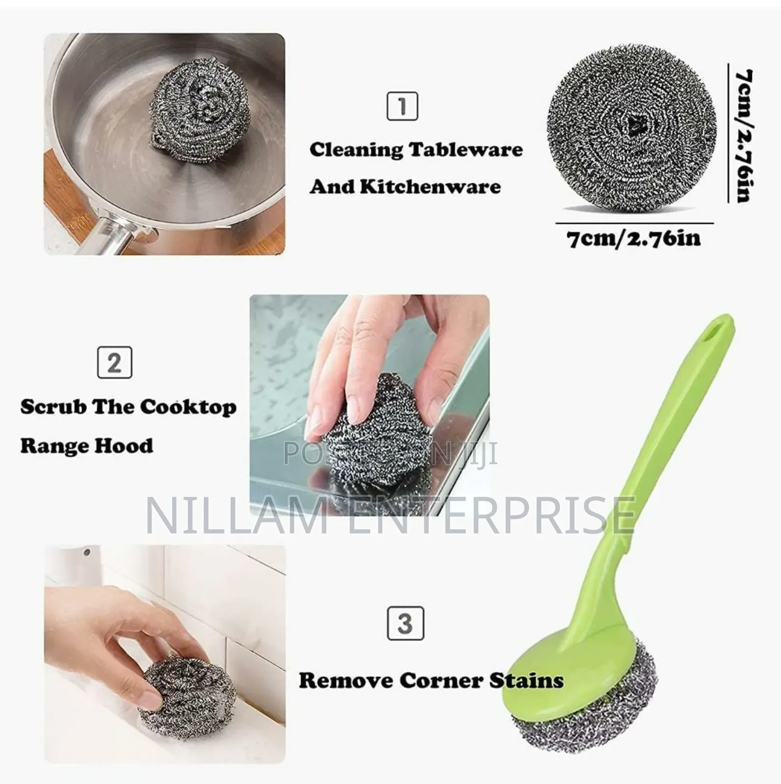 Kitchen Cleaning Tools /Set With Scrubbing Brush