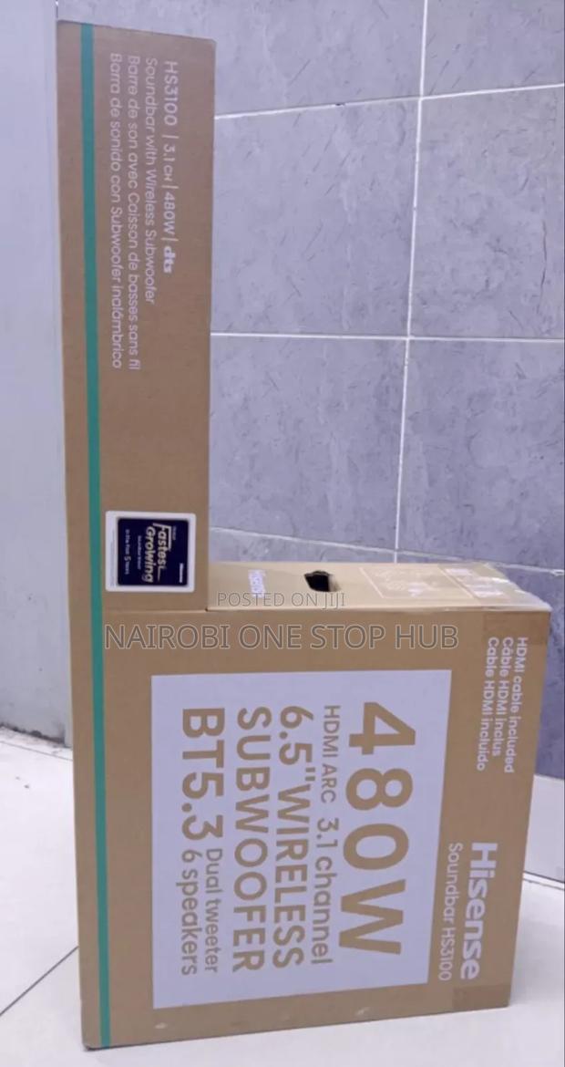 480w Hisense Soundbar + 6.5" Subwoofer | 3.1ch