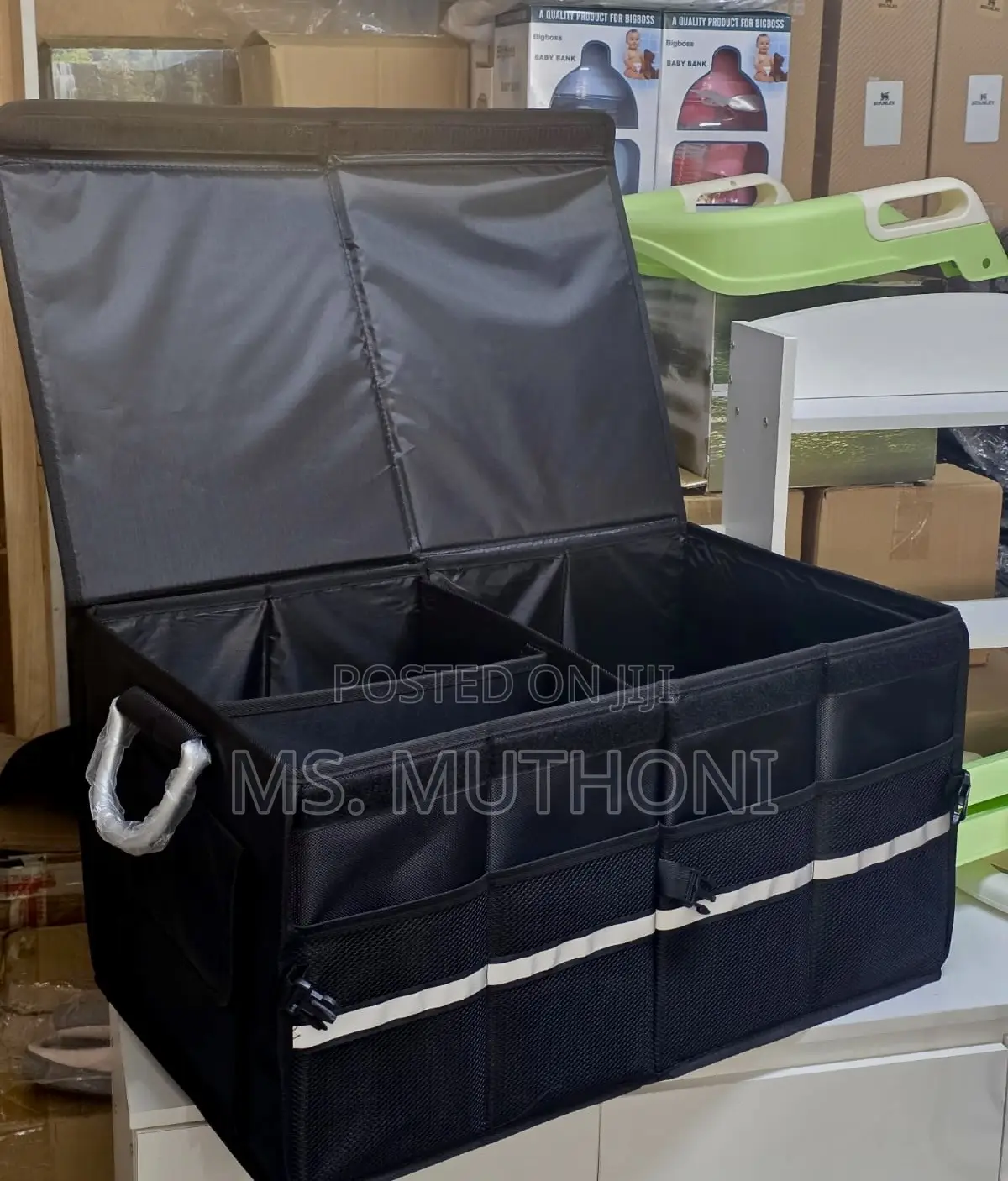 Large Capacity Collapsible Car Boot Organiser.