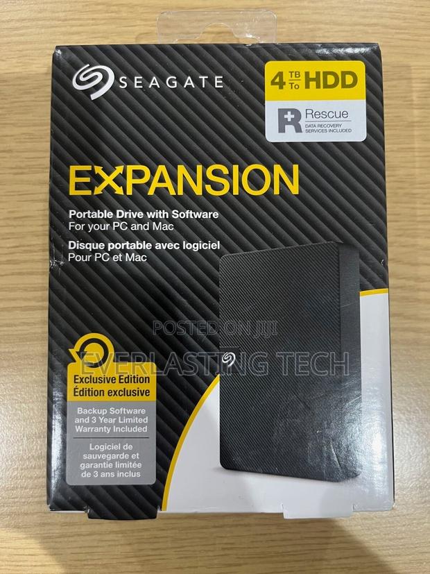 Seagate Expansion 4tb Portable External Hard Disk Drive - main view