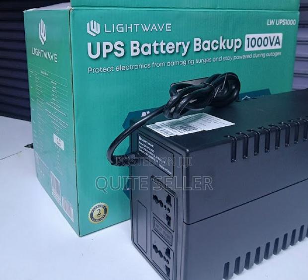 Lightwave Uninterrupted Power Supply 1000va - Battery Backup 1000va