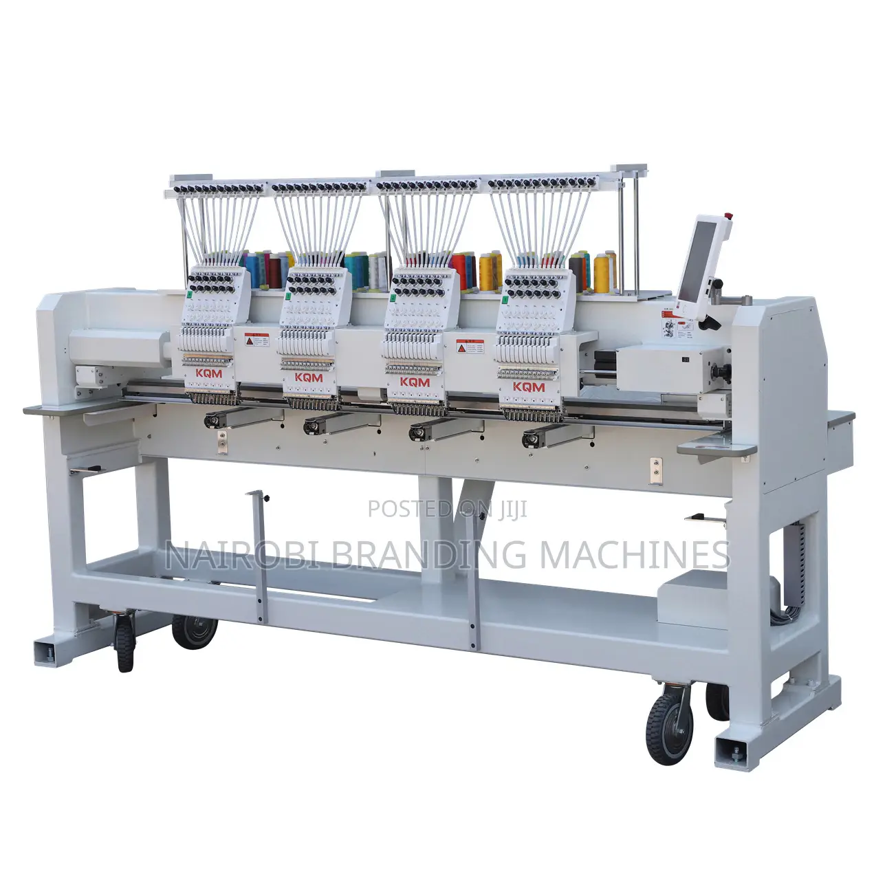 4 Head 12 Needles Digital Computerized T-Shirt Hats Embroidery Machine