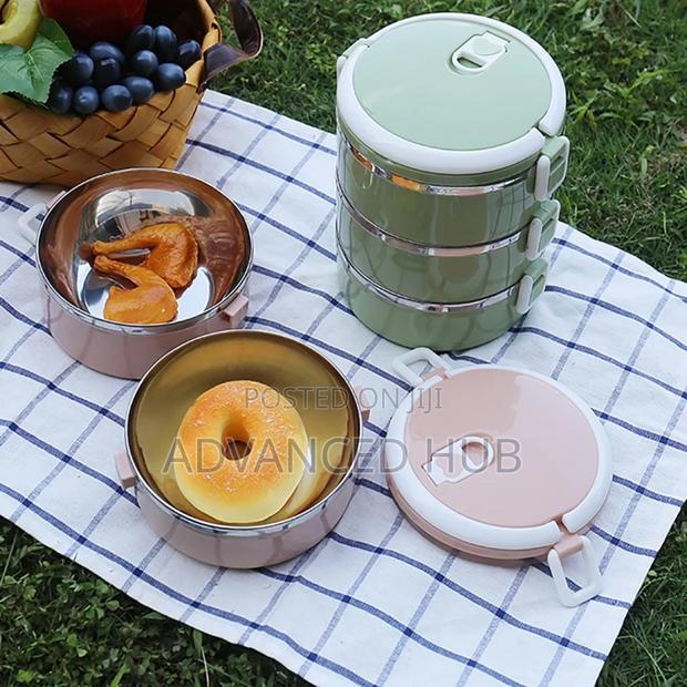 2 Layer Portable Food Warmer Lunch Box - thumbnail 3