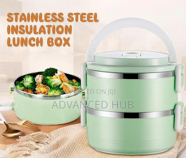 2 Layer Portable Food Warmer Lunch Box - thumbnail 4
