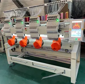Computerized Four-Head Embroidery Machine for Clothing Accessories