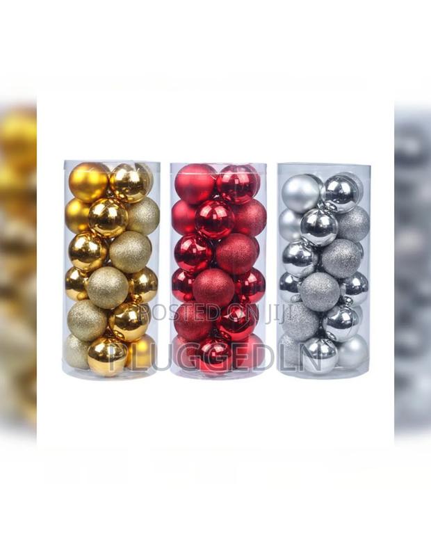 24pc Decor Balls 
Big Size 8cms - main view