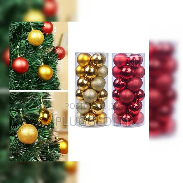 24pc Decor Balls 
Big Size 8cms - thumbnail 2