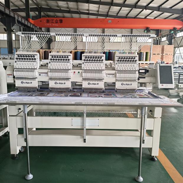New Factory-Sold 4-Head Computerized Flat Cap Embroidery Machine - main view