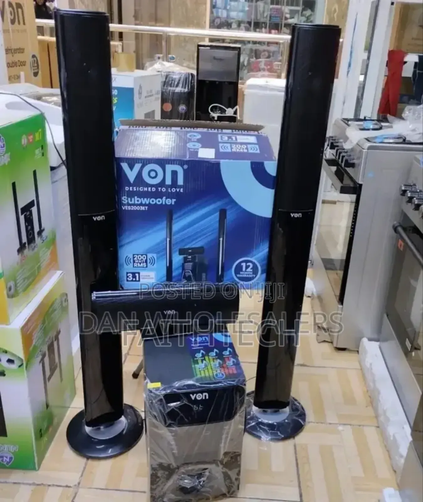 *Von Woofer 3.1 200w Tall Boy