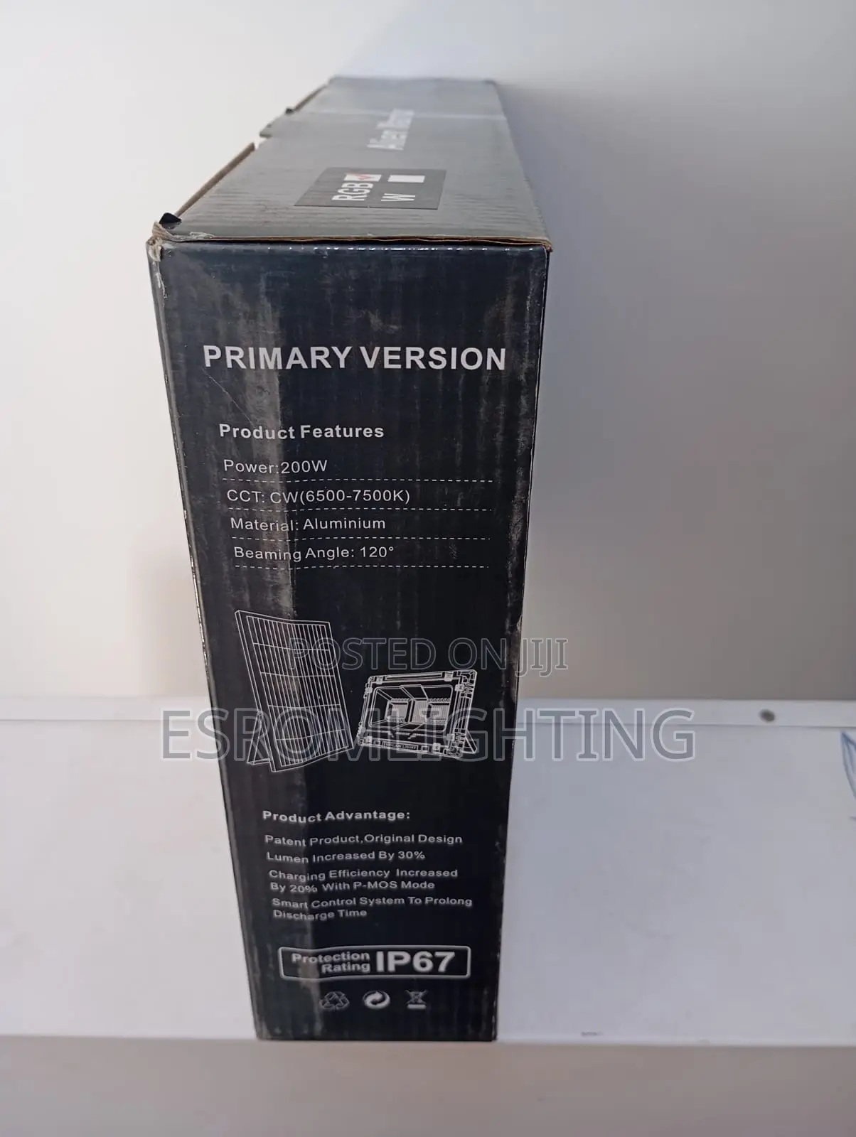 RGB 200 Watts Solar Floodlight