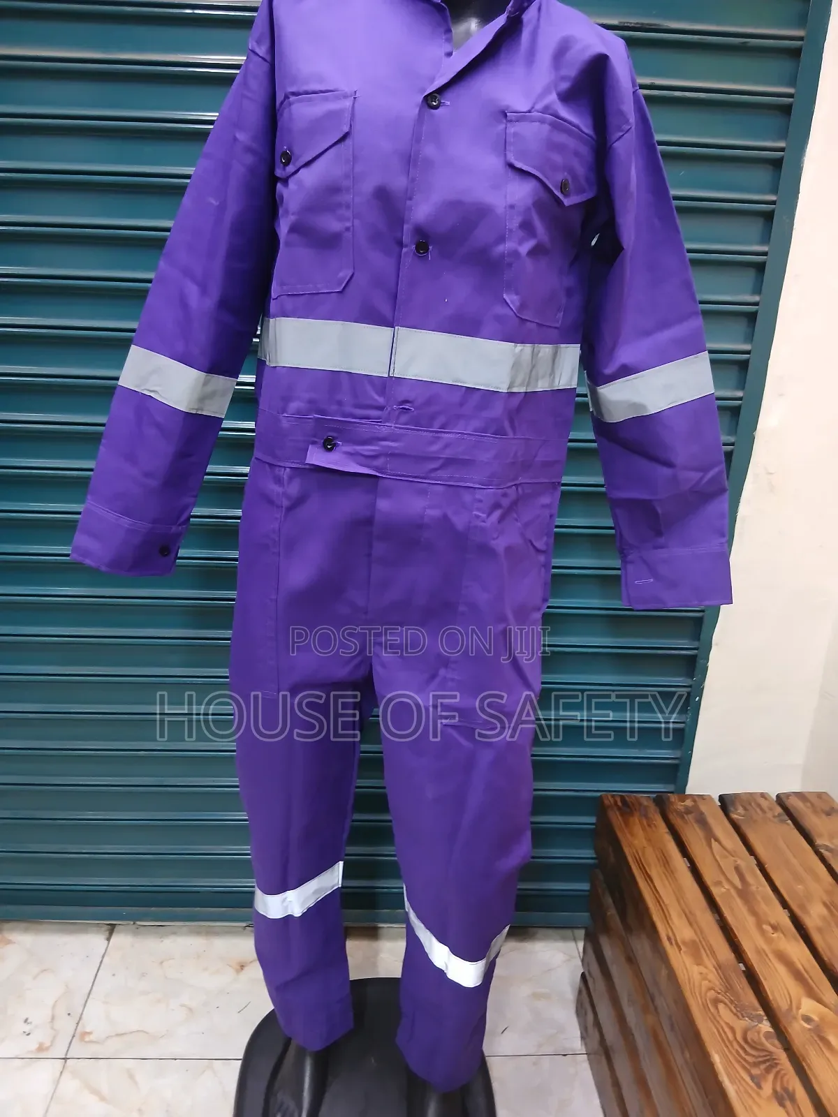 Purple Generic Reflective Overall