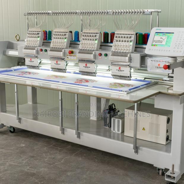 Commercial Computerized Embroidery Machine 4 Head Cap Embroidery