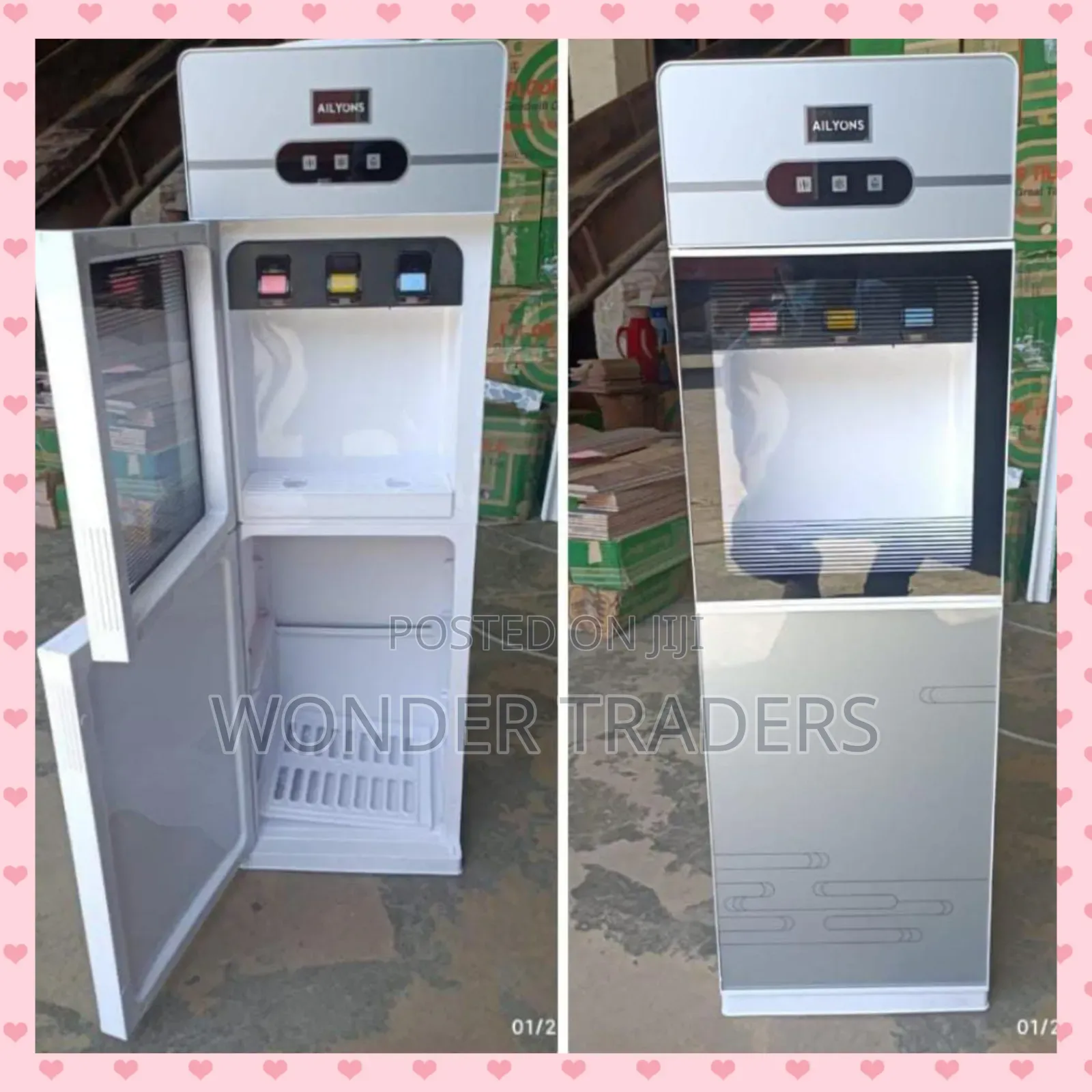 Ailyons 3 Taps Water Dispenser ( Hot , Normal and Cold)
