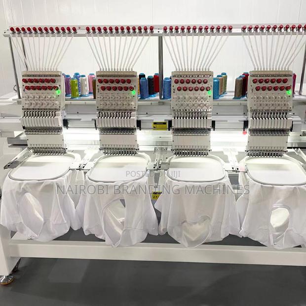 Professional 4 Heads 15 Needle Custom Logo Embroidery Machine