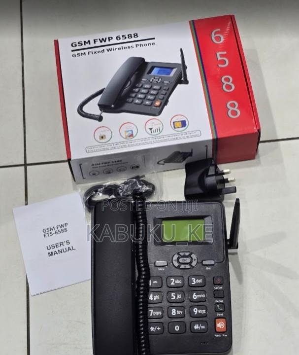 Dual Sim GSM Fixed Wireless Phone Ets-6588 GSM Fixed Wireless Phone