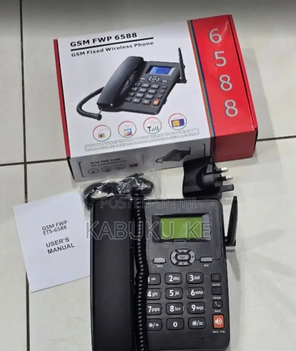 Dual Sim GSM Fixed Wireless Phone Ets-6588 GSM Fixed Wireless Phone