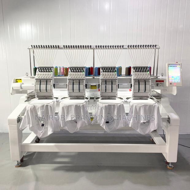 High Quality 4 Head Industrial Embroidery Machine 12 15 Needles