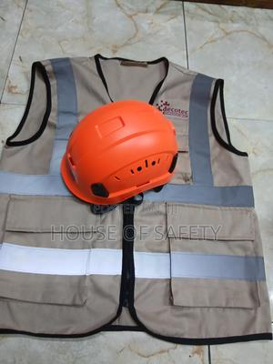 Orange Helmets With 4chain Straps - thumbnail 2