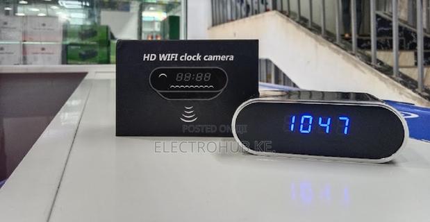 Table Clock Hd Wifi Clock Hidden Nanny Camera - main view