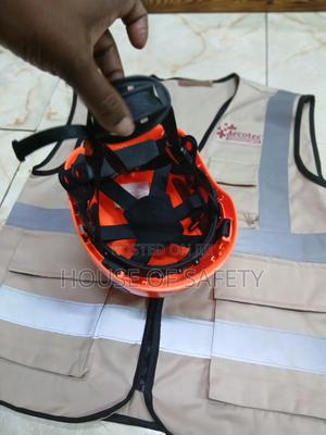 Ventilated Orange Safety Hard Hat - thumbnail 2