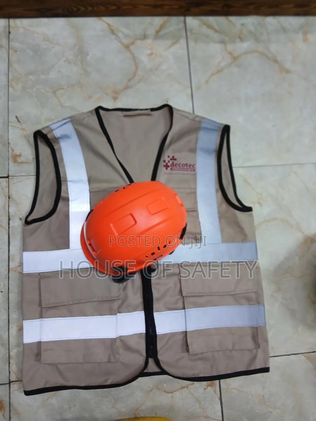 Ventilated Orange Safety Hard Hat - thumbnail 3