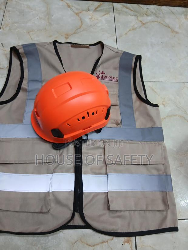 Ventilated Orange Safety Hard Hat - thumbnail 4