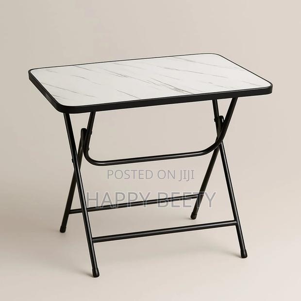 Foldable Wooden Rectangular Table - main view