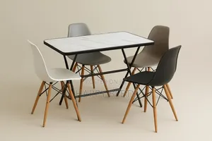 Foldable Wooden Rectangular Table