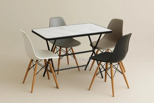 Foldable Wooden Rectangular Table - thumbnail 3