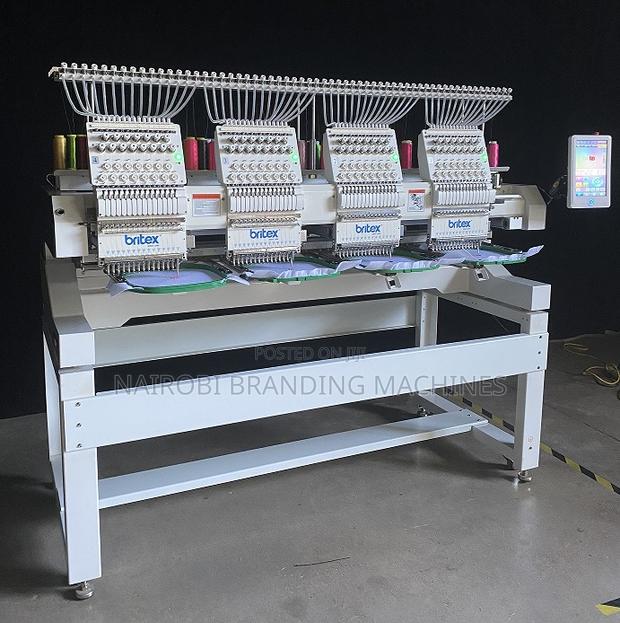Automatic Computerized 4 Heads Multifunctional Embroidering Machine - main view