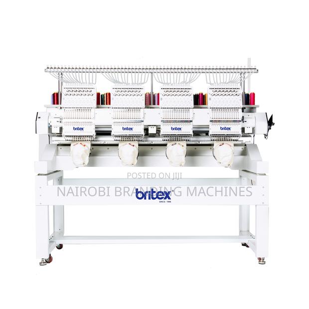 Automatic Four Head Flat Embroidery Machine Computerized New Condition