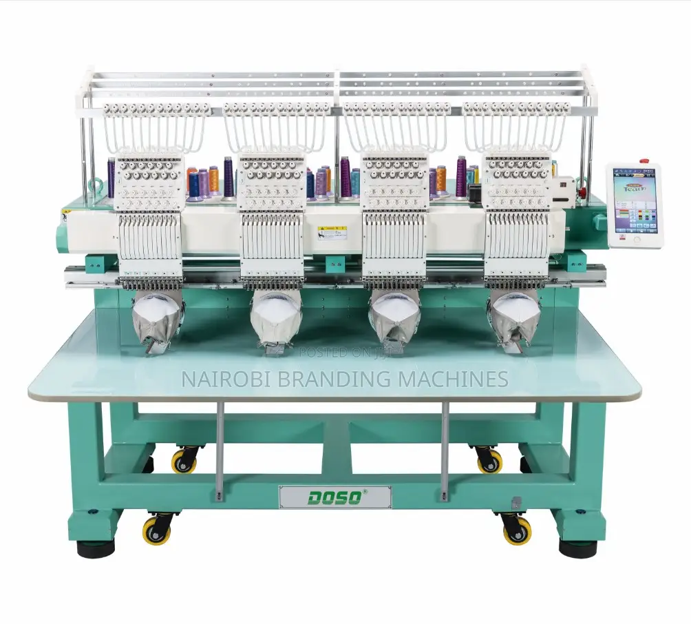 4 Head Embroidery Machine - Auto Thread Trimming