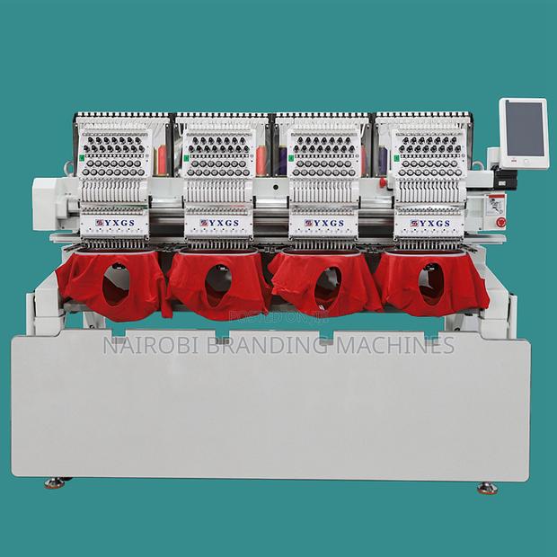 Long Service Life High Speed 4 Heads Computerized Embroidery Machine