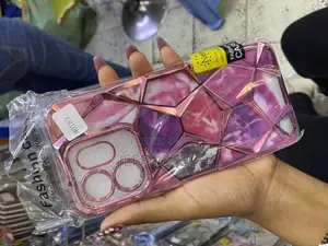 Kessihe Marble Gradient Diamond Glitter Cover for Infinix Hot 50i