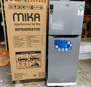 Mika 202l No Frost Double Door Freezer Fridge