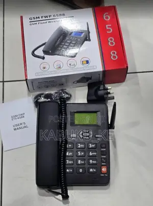 GSM FWP 6588 Fixed Wireless Phone - With Sim Card Slot Dual