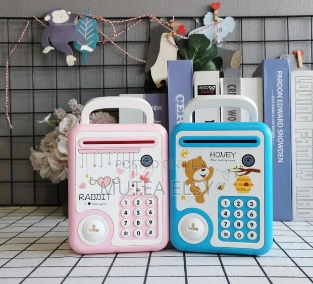 Pink, Purple Blue Battery Powered Piggy Banks