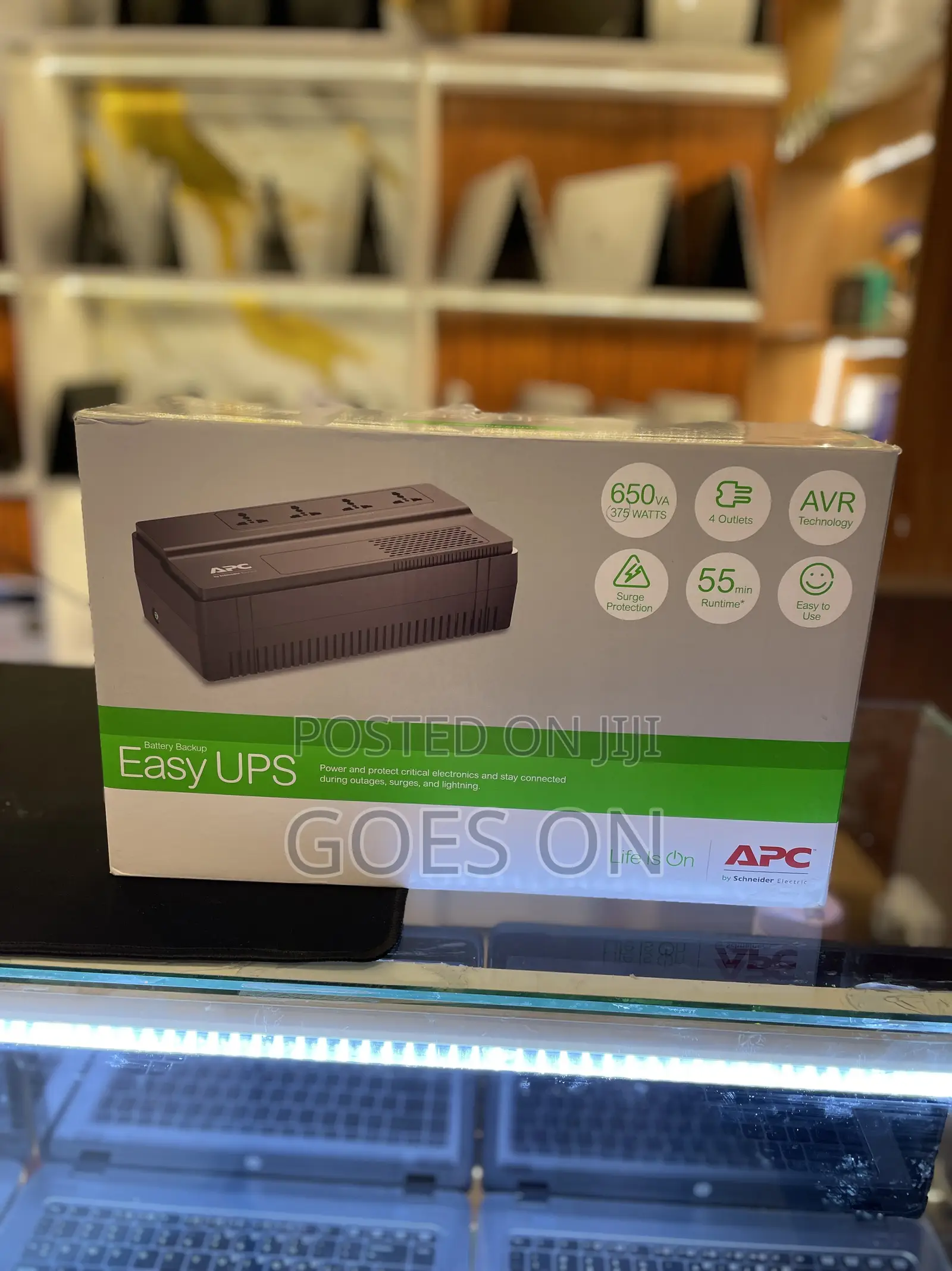 Battery Back Up Easy Ups Apc 650 Va 375 Watts