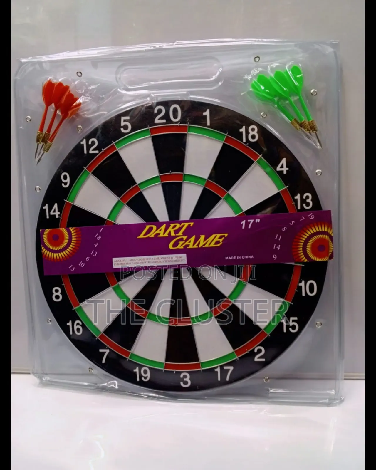 Dart Board Game Enhance Your Game With Our 17-Inch Dartboard.