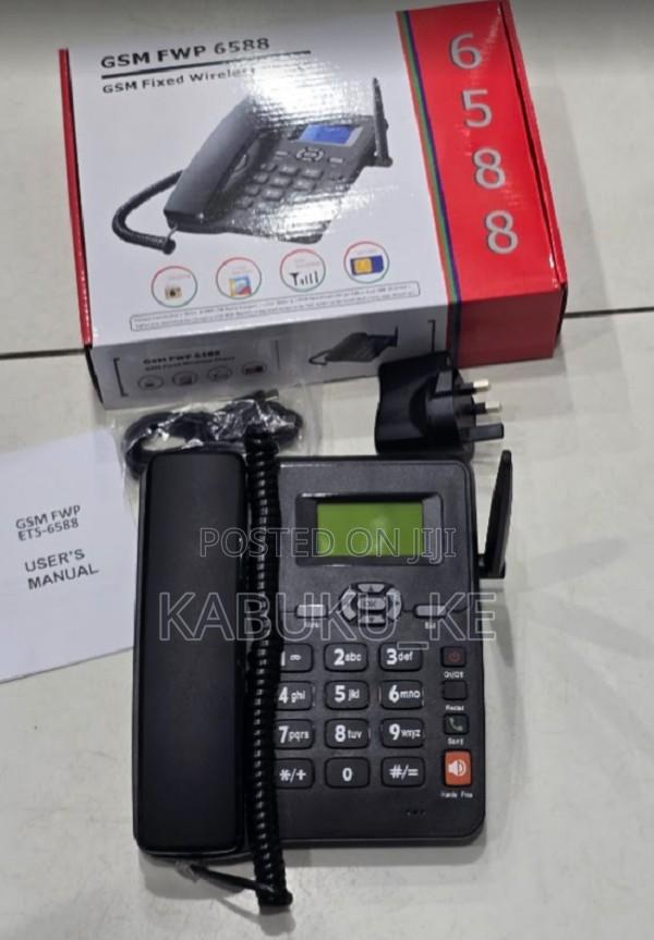 Home and Office GSM Dual Sim Card Deskphone