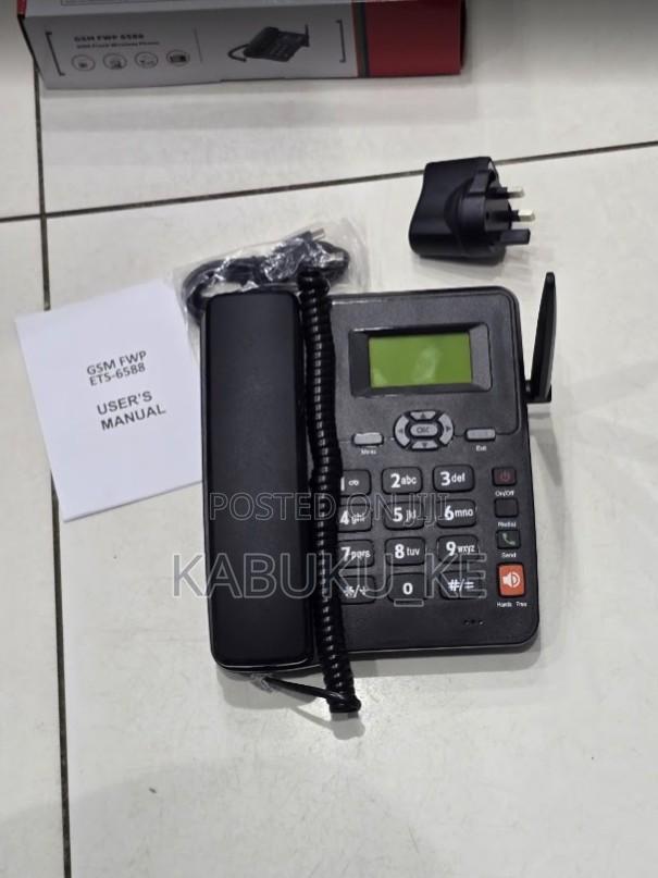 Dual Sim GSM Fixed Wireless Desktop Phone - main view
