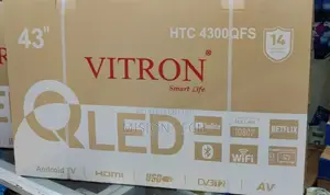 Vitron 43" HTC 4300qfs Qled Smart Android Tv *