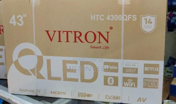 Vitron 43" HTC 4300qfs Qled Smart Android Tv * - thumbnail 3