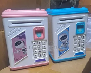 Battery Operated Piggy Bank With Password And Fingerprint Function