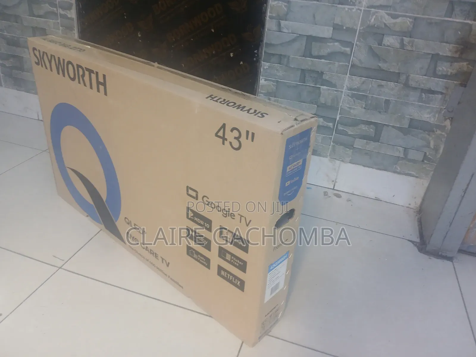 Skyworth 43" Inch ,Frameless Android Tv,Inbuilt Decoder,Netflix
