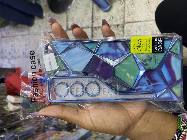 Onzee Gradient Glitter Case for Tecno Camon 40 Luxury Plated 3d Cube - main view