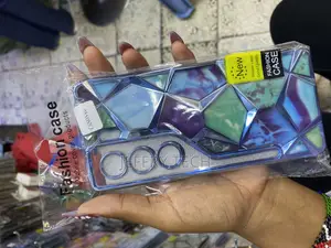 Onzee Gradient Glitter Case for Tecno Camon 40 Luxury Plated 3d Cube