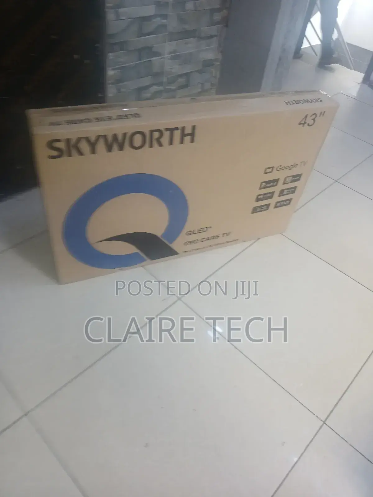Skyworth 43 Inch, Frameless,Bluetooth-Enabled, FHD Google/Android