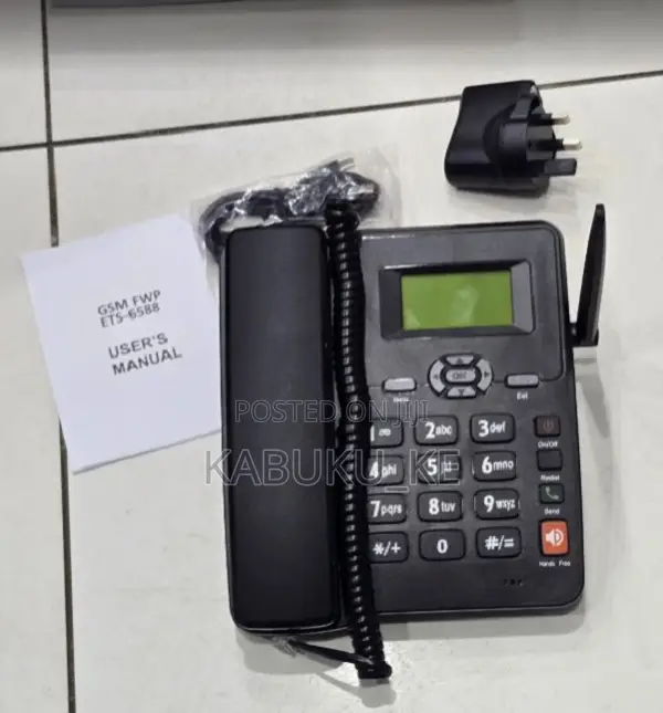 Home/Office GSM Simcard Desktop Phone With Dual Simcard Slot