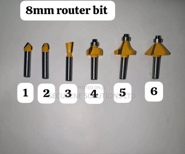 8mm Shank Router Bits Used For Woodworking. - main view